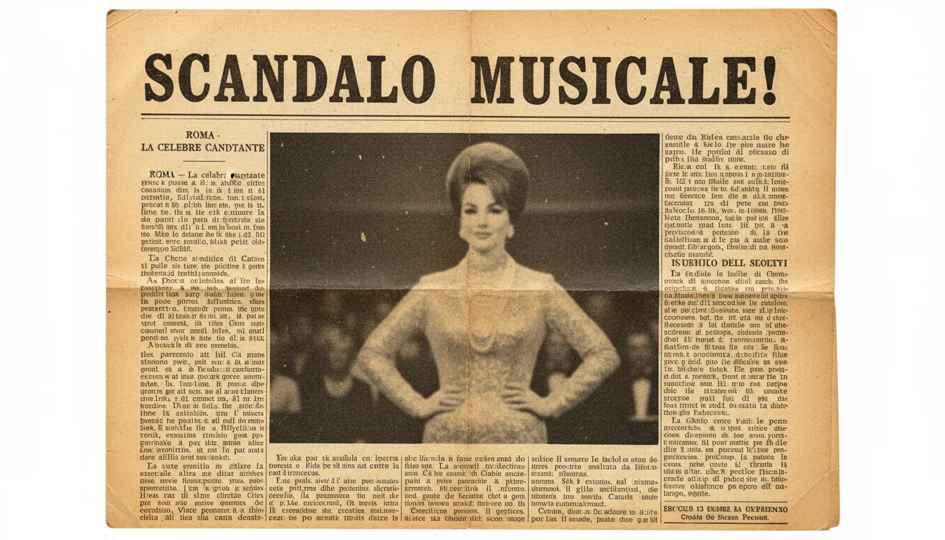 Recorte de prensa internacional sobre Claudia